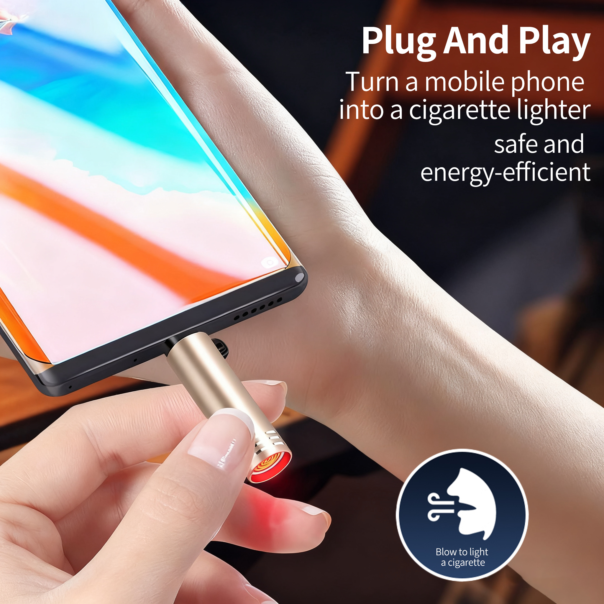 Type -C Electronic Cigarette Zippo Other Cigar Jet Lighter Smoking Accessories USB Luxury Rechargeable Lighter Wholesale
