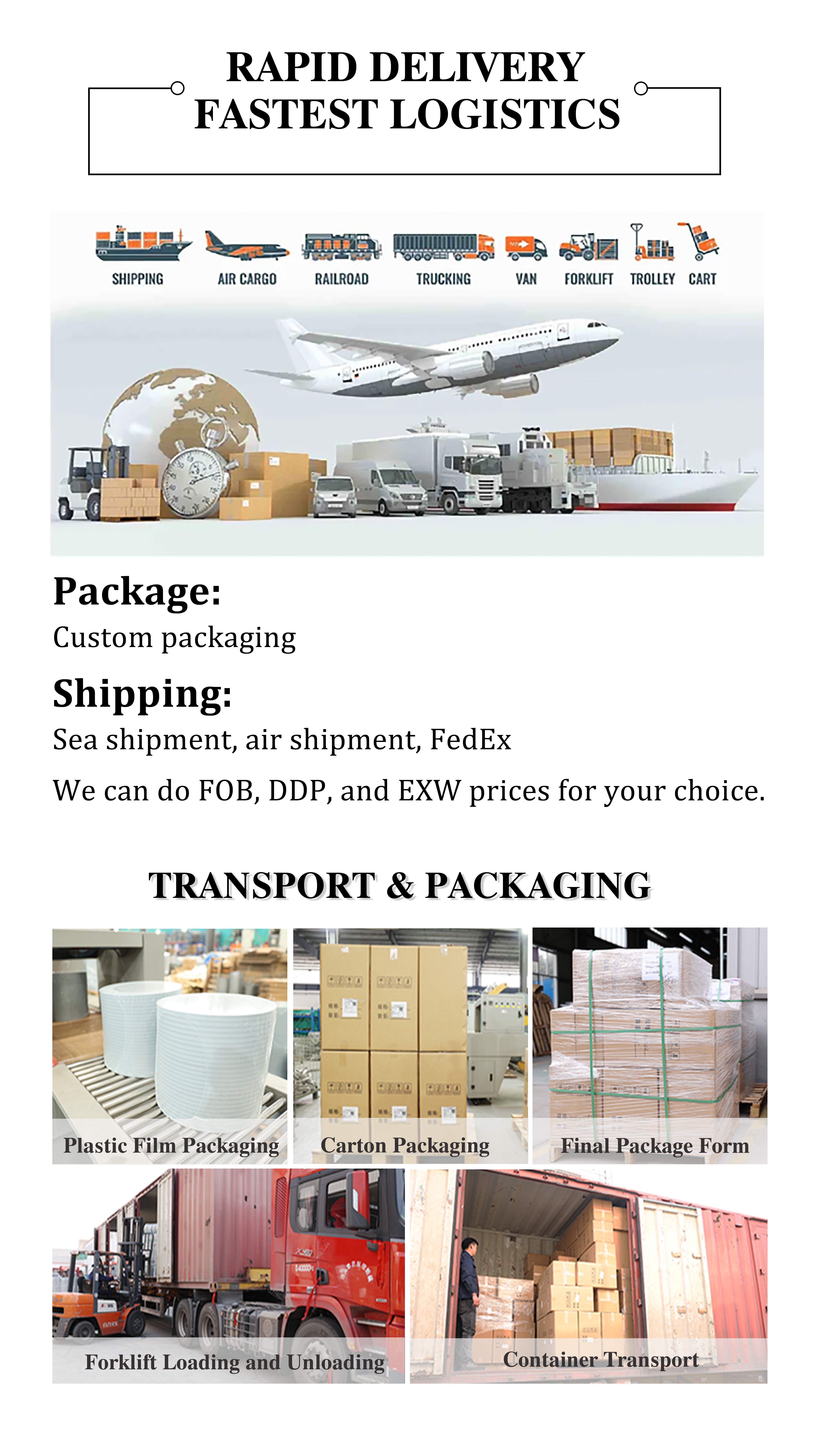 Packing and Delivery