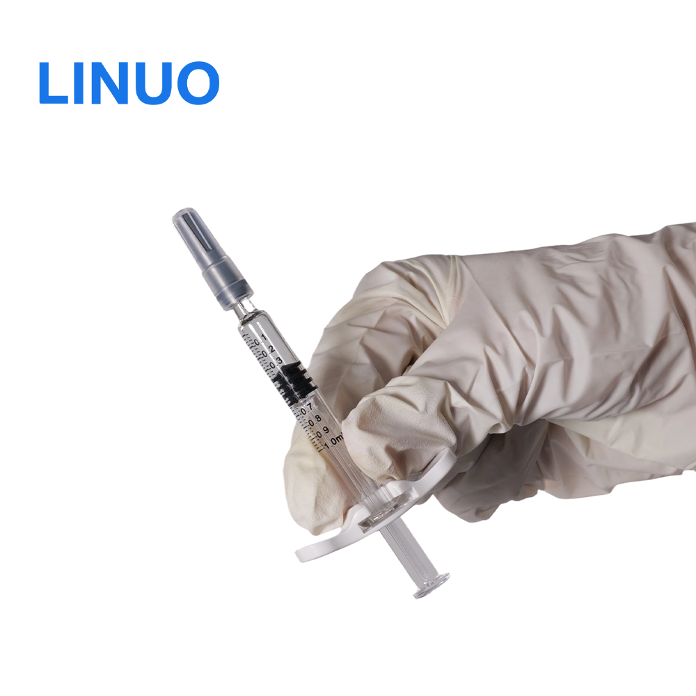 LINUO Ready-to-Use USP Type I Borosilicate Prefilled Cosmetic Syringe Sterile Prefilled Syringe