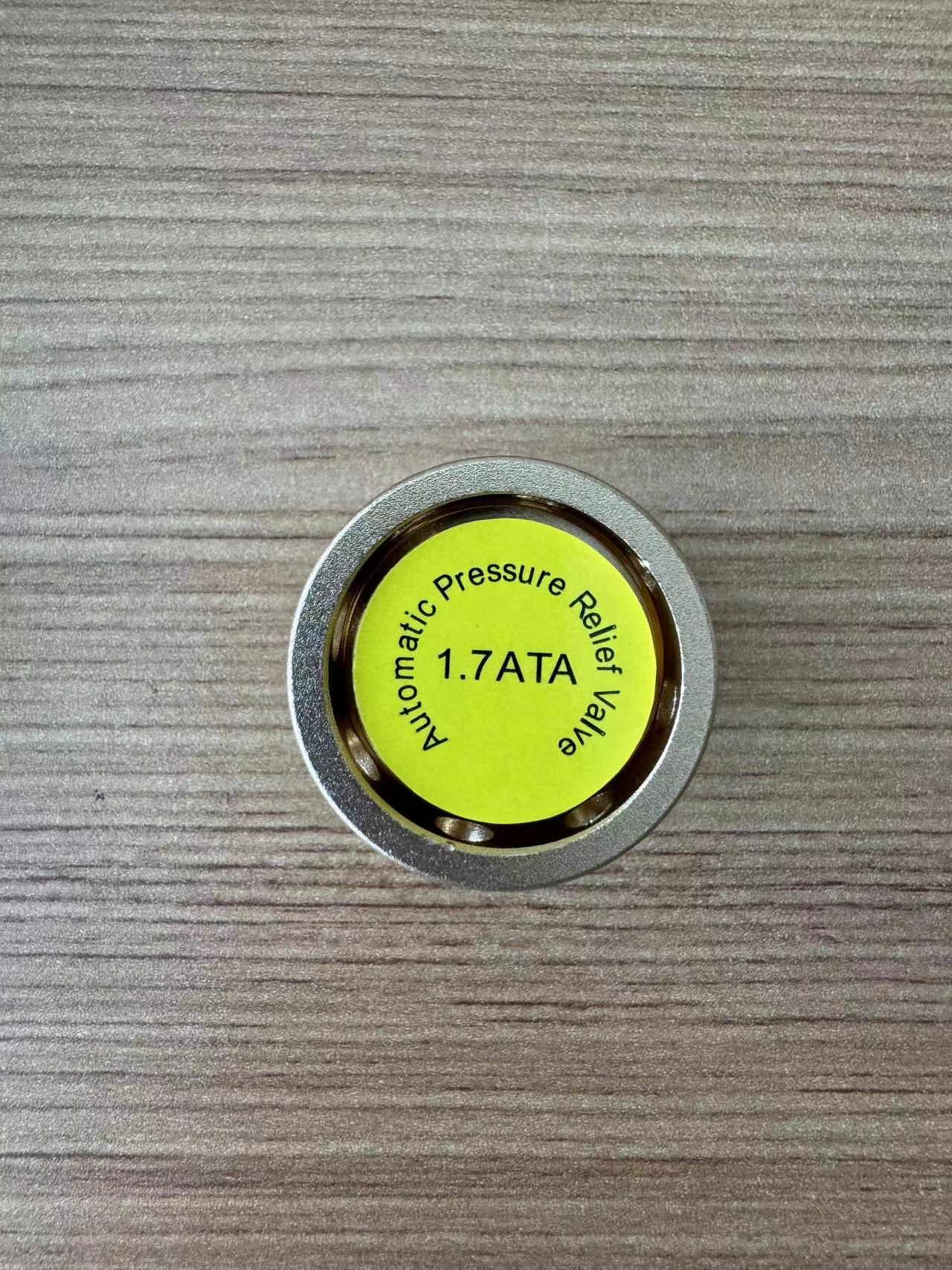 Multi-Specification Automatic Safety Valve for Portable Recovery Pods 1.3/1.5/1.7/1.9/2.0 ATA Available