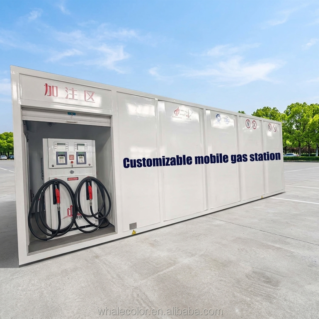 Portable Fuel Station 30000 Liters Portable Fuel Station Diesel Fuel Pod Portable for Remote Area &amp; Construction Site