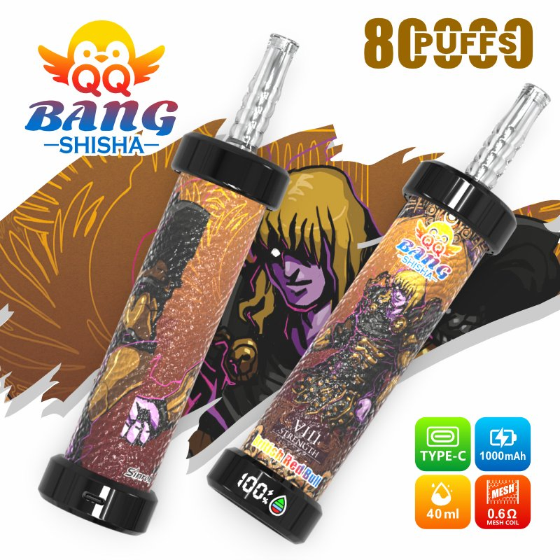 Hookah Flavors Disposable Vape 80000 Puffs Dtl Shisha Ecigarette 50ml Ejuice 5% Nicotine Salt Offer a Hookah-Like Vaping Experience