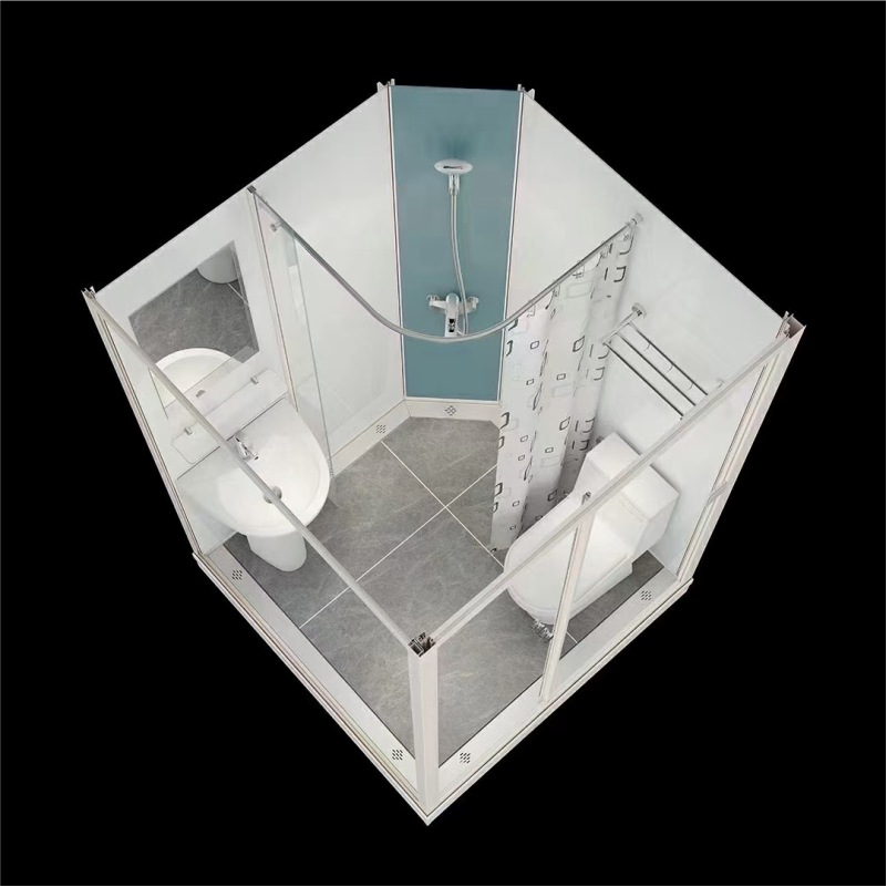 Cuntomized Home Hotel Modular Pod Prefabricated Shower Toilet Cabin Units Compact Small Prefab Bathroom