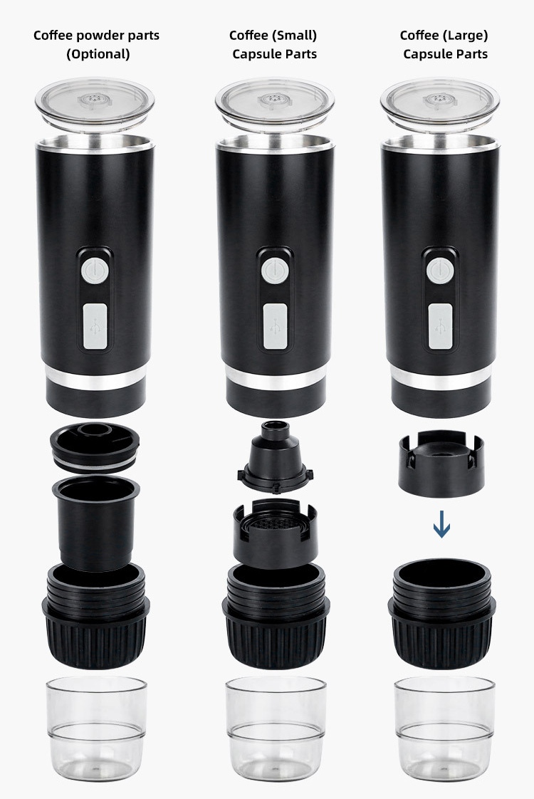 Portable Coffee Maker Portable Pod Coffee Maker Mini Automatic Espresso Handpress Pod Portable Coffee Machine