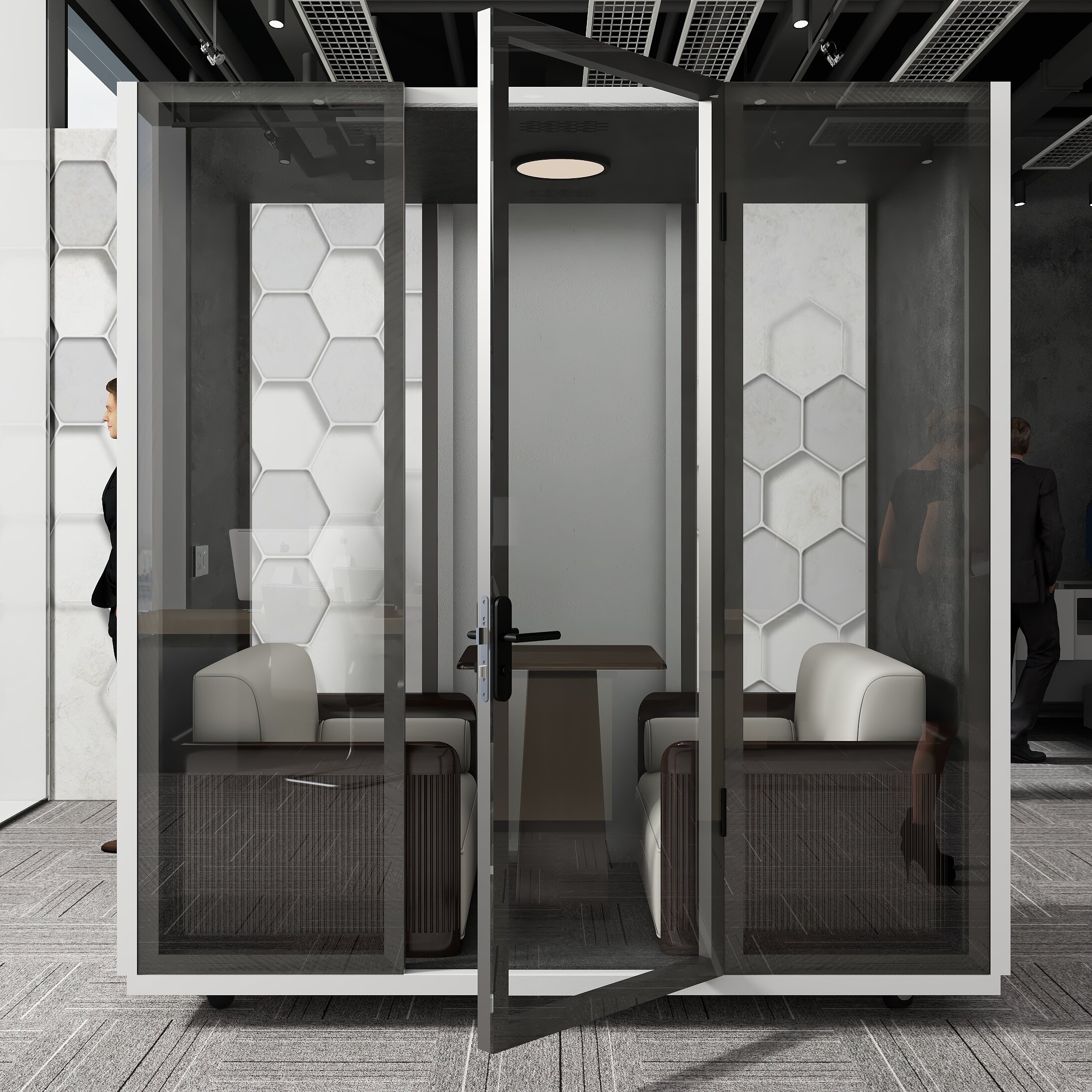 Sound Proof Office Pod Office Booth Pod Office Pod Silent Box Space Acoustic Cabin Intelligent Conference System