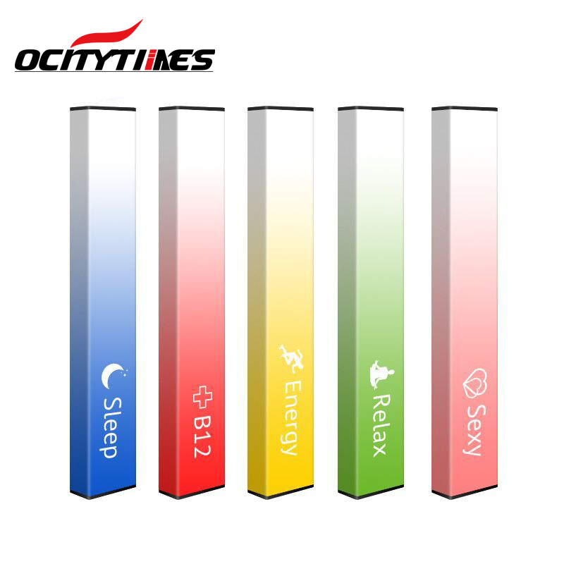 Custom Ocitytimes Essential Oil Sleep Energy Relax Vitamin B12 300 500 Puffs Zero Nicotine Vape Diffusers Minif Vape