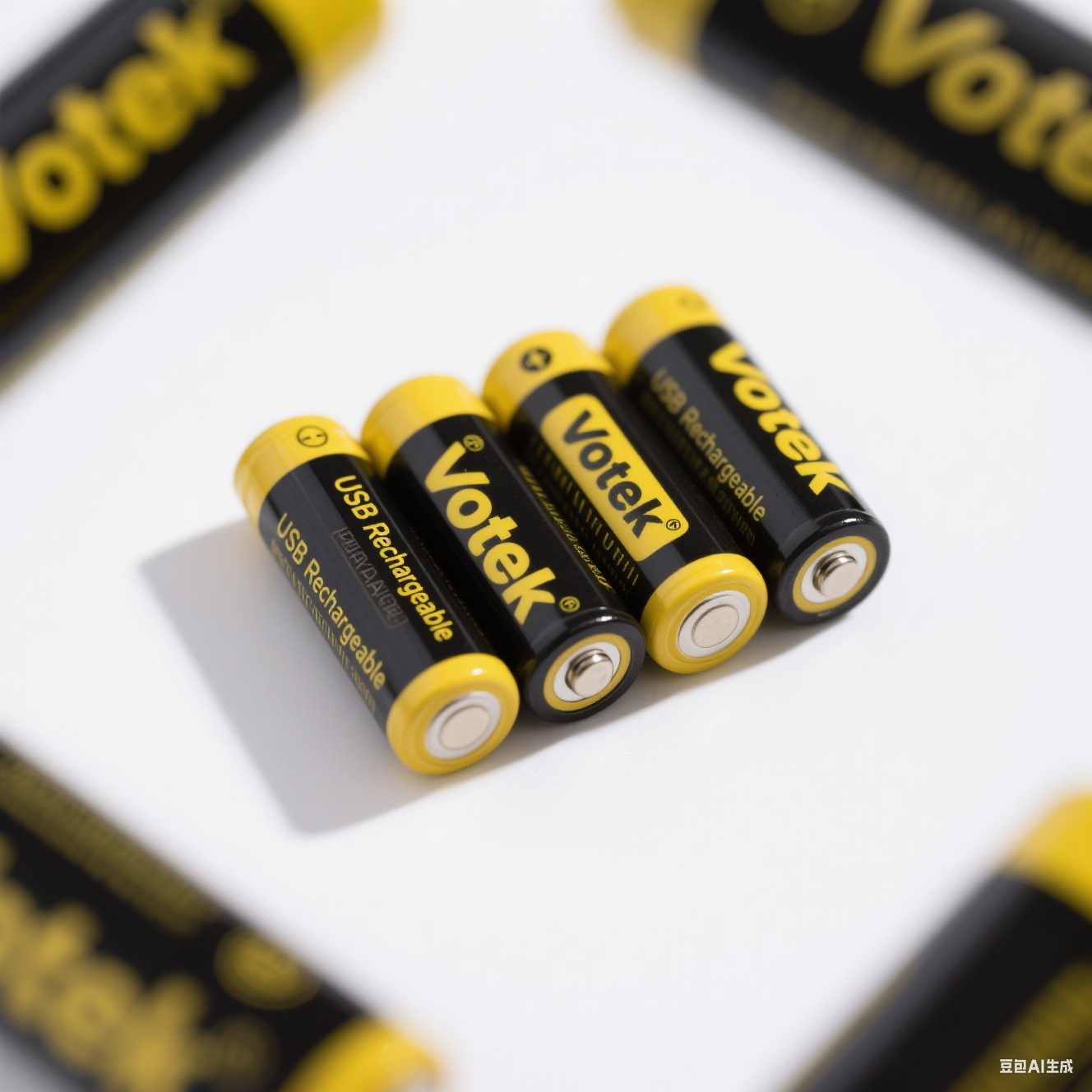 Votek USB Type-C AA Eco-friendly Rechargeable Cylindrical Lithium Ion Batteries Replace 1200+ Disposables