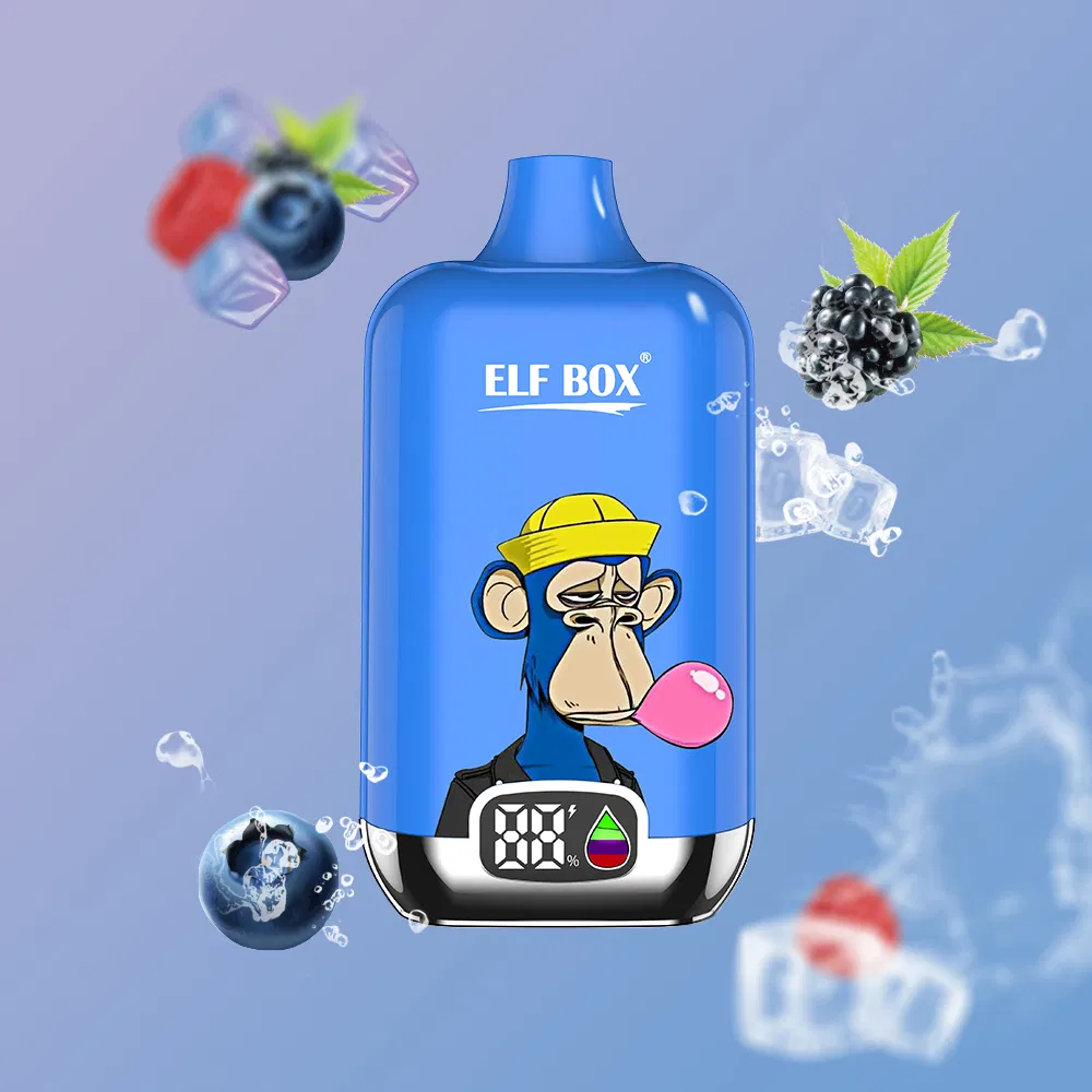 Factory Vape Shop Supply Elf Box Digital 12000puffs Disposable Vape Pod E Cigarette Wholesale Pen Style E-Cigarette Disposable Vape