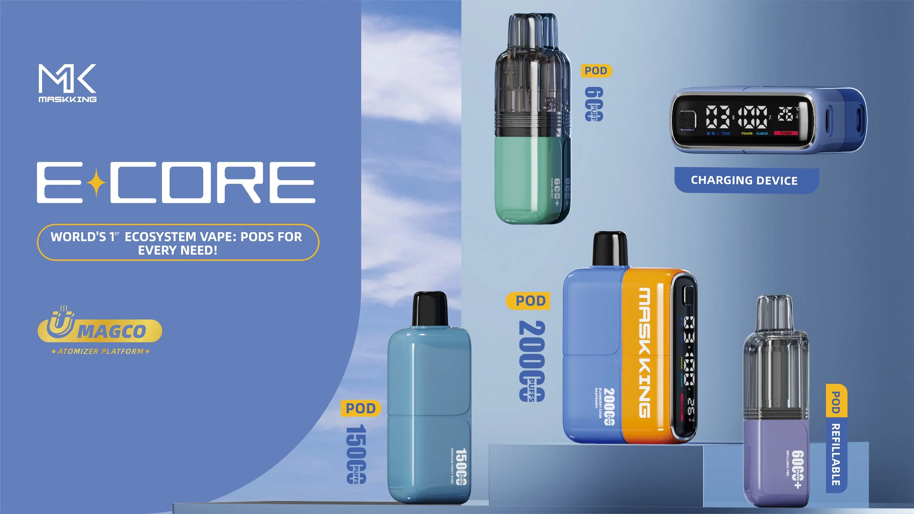25000 Puffs Pod System Magnetic