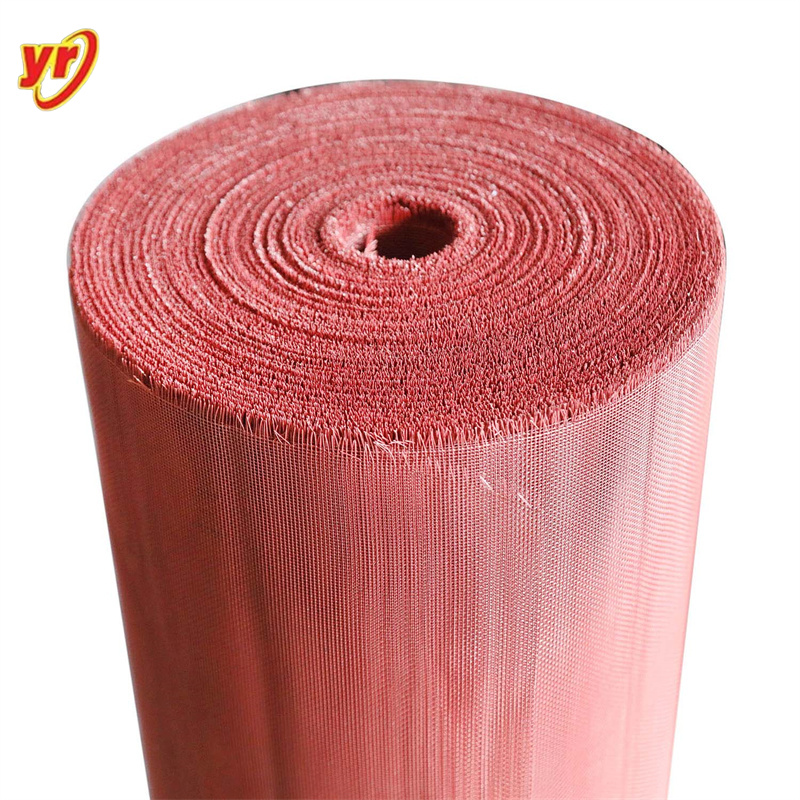 Best Seller Easy to Form Soft Wire 18 Mesh Color Epoxy Coated Filter Element Supporting Wire Mesh