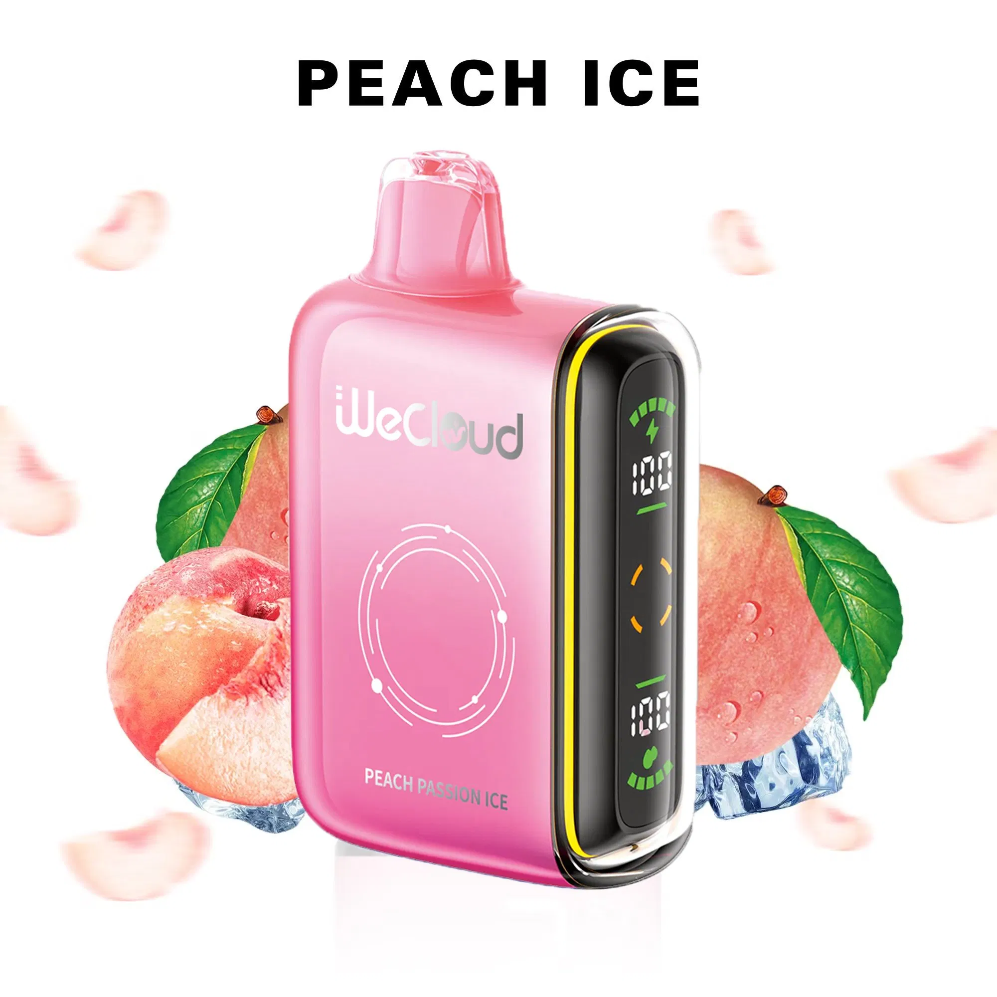 Refillable Crystal Electronic Cigarette Customized Shisha Hookah 20000 30000 Puff Wholesale Rechargeable Zero Nicotine Empty Pod Video Chamber Disposable Vape