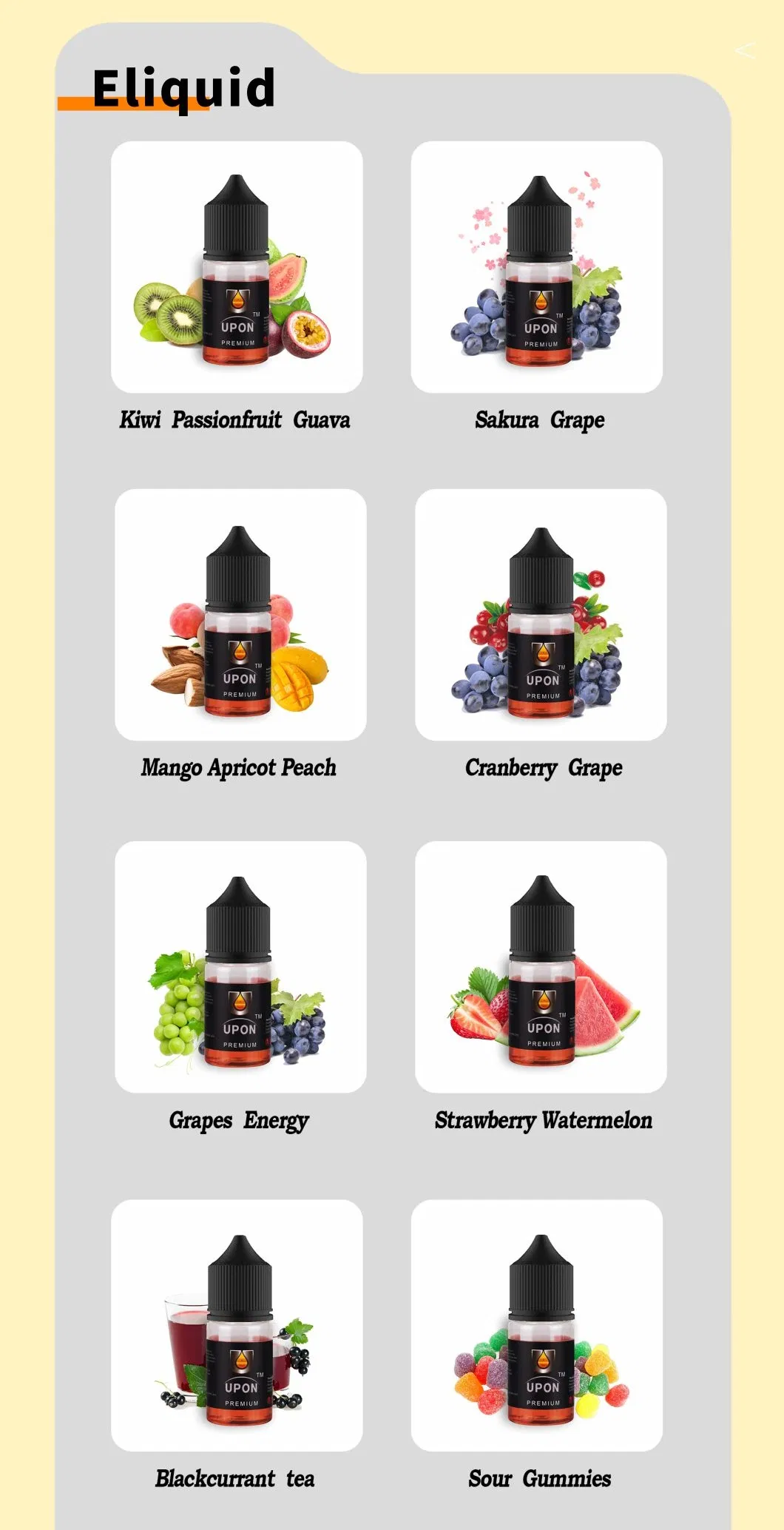 Premier Ginger Flavor Eliquid Ejuice Pod System Russian Ukraine Market