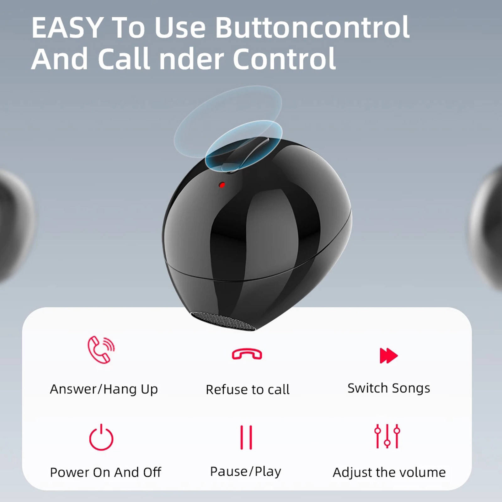 Invisible All Day Sound Pods Mini Wireless Sync for Voice Assistants Sleep Safe Audio Jewels True Wireless