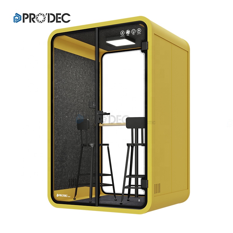 Chatting Module Space Personal Sound Booth Sound 2 Seats Enclosed Personal Privacy Pod