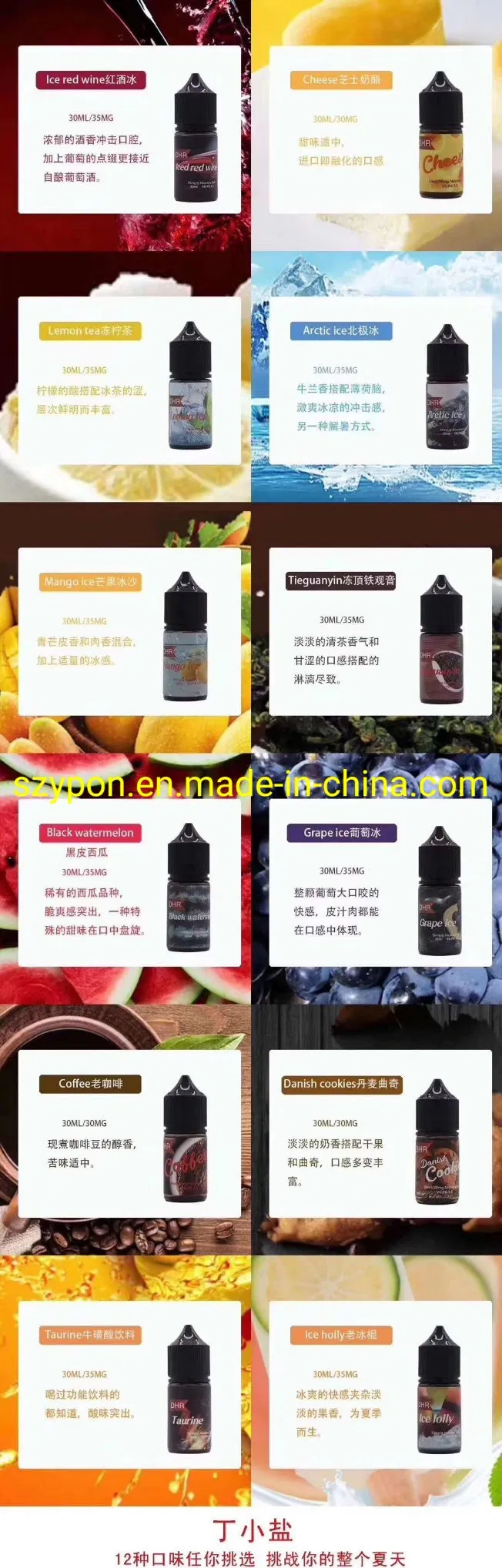 Premier Ginger Flavor Eliquid Ejuice Pod System Russian Ukraine Market