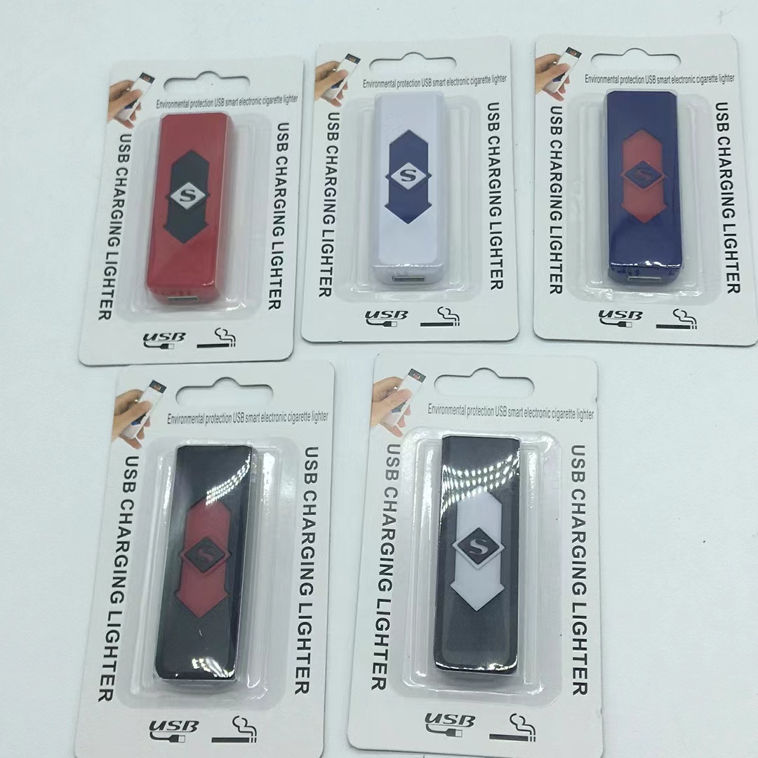 Factory Custom Smoking Accessories Electric Coil Rechargeable Battery-free Metal Pen Phone USB Type c Charger Cigarette Lighter