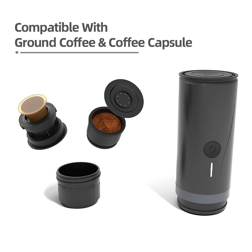 12v Coffee Pod Machine Travel Camping Handpresso Usb Car Mininespresso Portable Coffee Maker