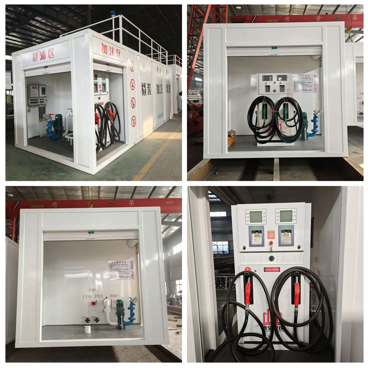 Portable Fuel Station 30000 Liters Portable Fuel Station Diesel Fuel Pod Portable for Remote Area & Construction Site