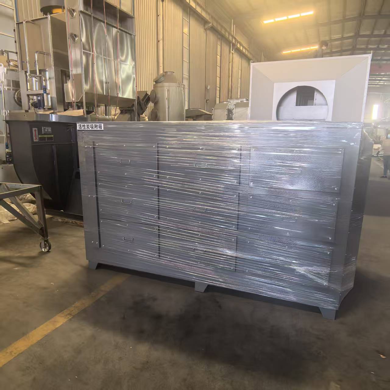 YNT Drawer Type Activated Carbon Adsorption Box Replaceable Carbon Layer 99% Purify Efficiency Industrial Exhaust Gas Treatment