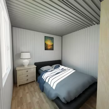 20ft Detachable Container House Prefabricated Portable Office Pod Modular Tiny Cabin Home Container Home House