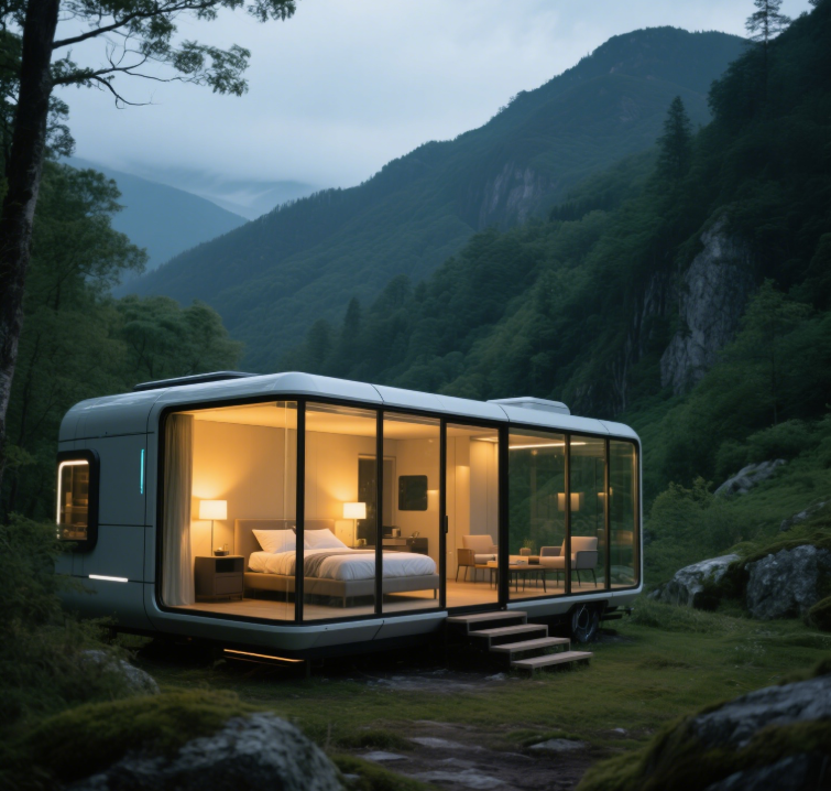 2026 Modern Garden Office Apple Cabin Pod Luxury Prefabricated Space Capsule House For Resort Hotel