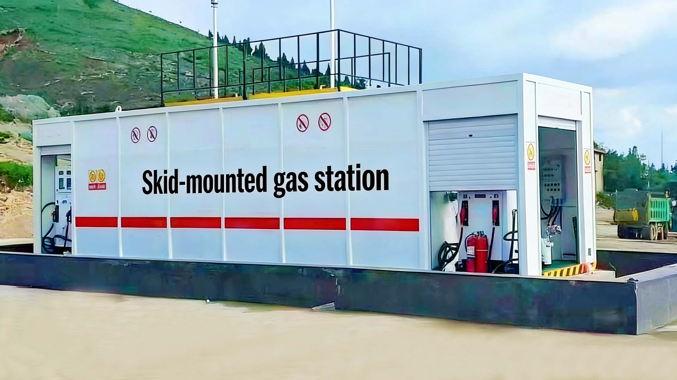 Portable Fuel Station 30000 Liters Portable Fuel Station Diesel Fuel Pod Portable for Remote Area & Construction Site