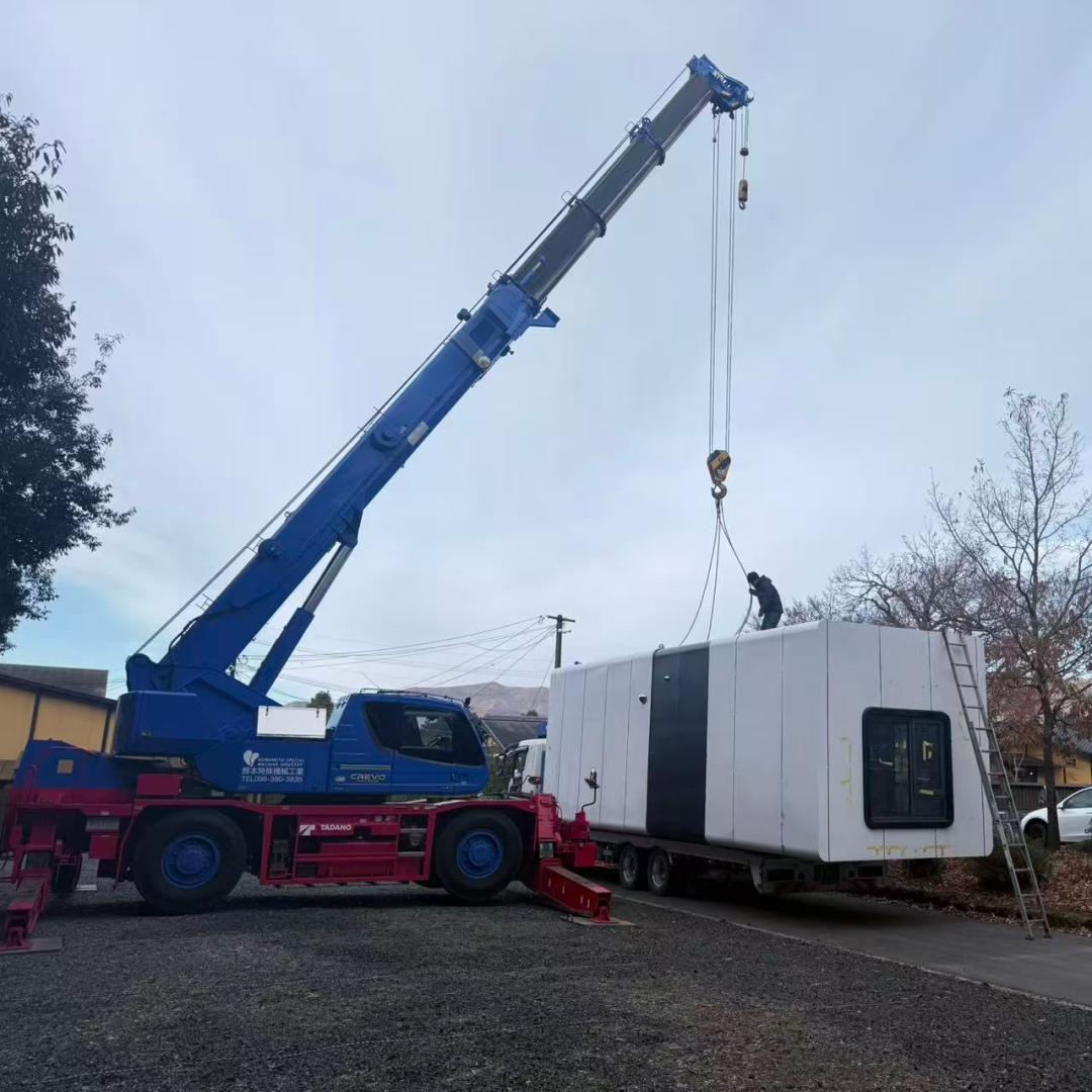 5.8m 8.5m 11.5m Space Capsule Outdoor Eco Movable Pod Modular Home Luxury Pod Prefabricated Capsule House