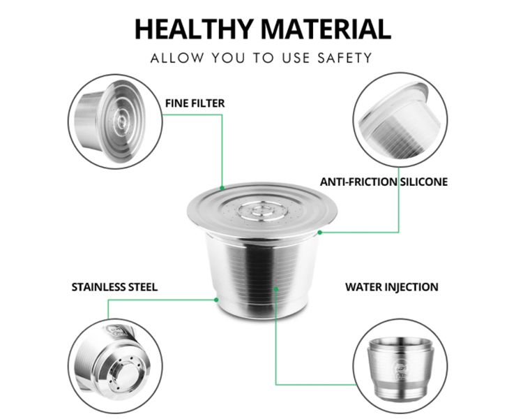 Stainless Steel Coffee Capsule Product View 3