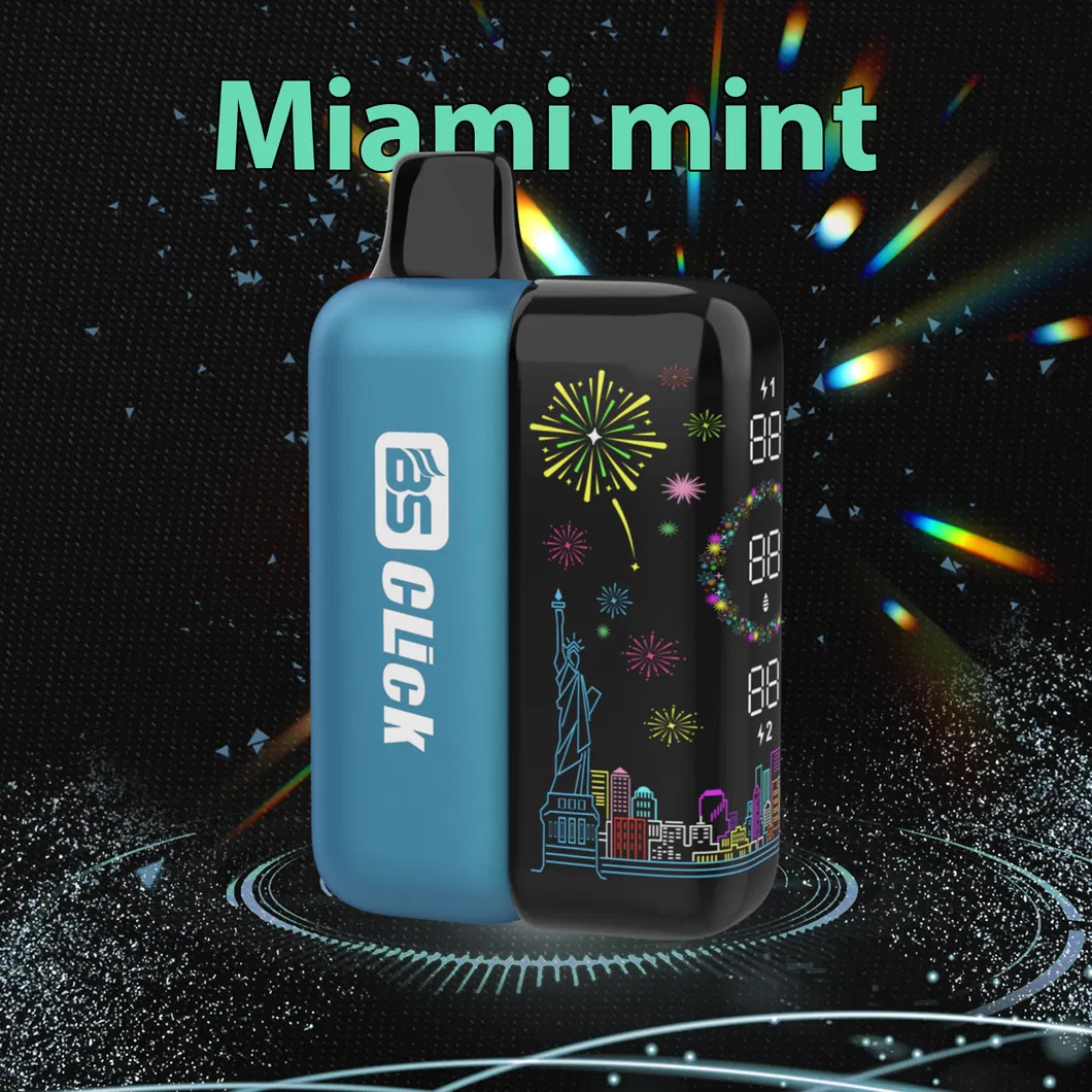 Factory Supply 20000 Puff E-Cigarette with Mesh Heating BS Click Replaceable Pod System