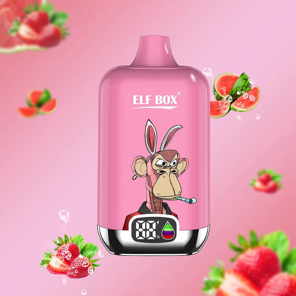 Factory Vape Shop Supply Elf Box Digital 12000puffs Disposable Vape Pod E Cigarette Wholesale Pen Style E-Cigarette Disposable Vape