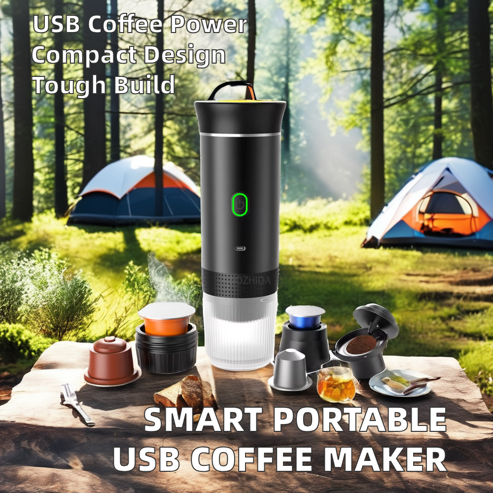 Portable Outdoor Espresso Coffee Maker Pod Mini Machine Mini Outdoor Coffee Brewer