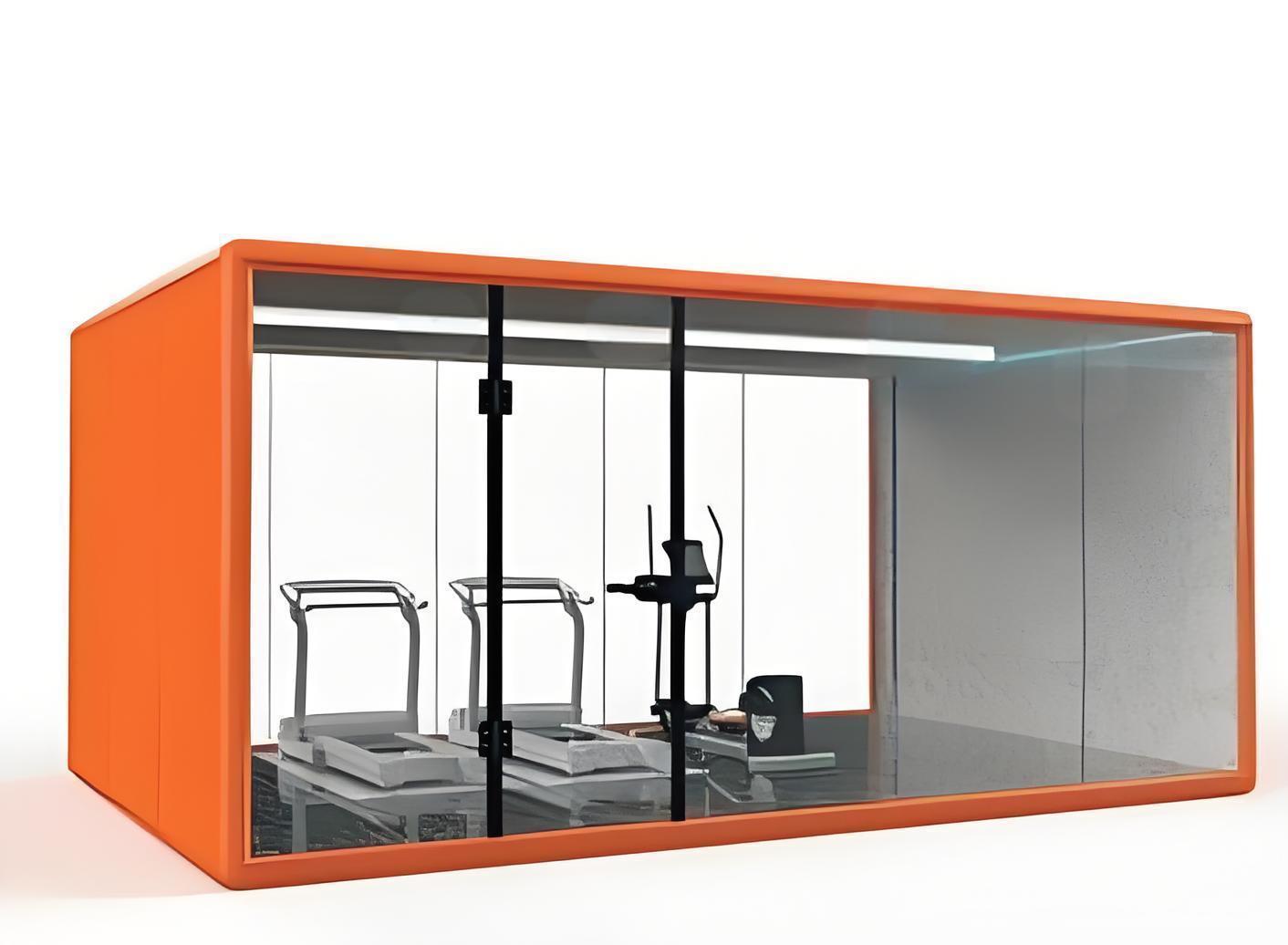 Extra Larze Size High Quiet Sleeping Pod Booth Demountable Sound Proof Modular Conference Private Space With Air System