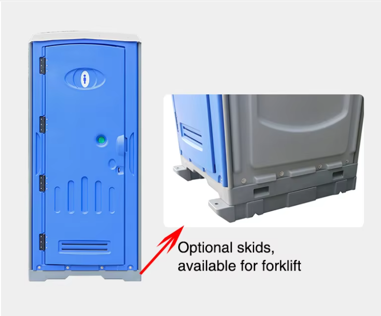 Modern Compact Portable Shower Pod for Workshop and Small Spaces Easy to Store &amp; Assemble in Minutes Mobile Toilet
