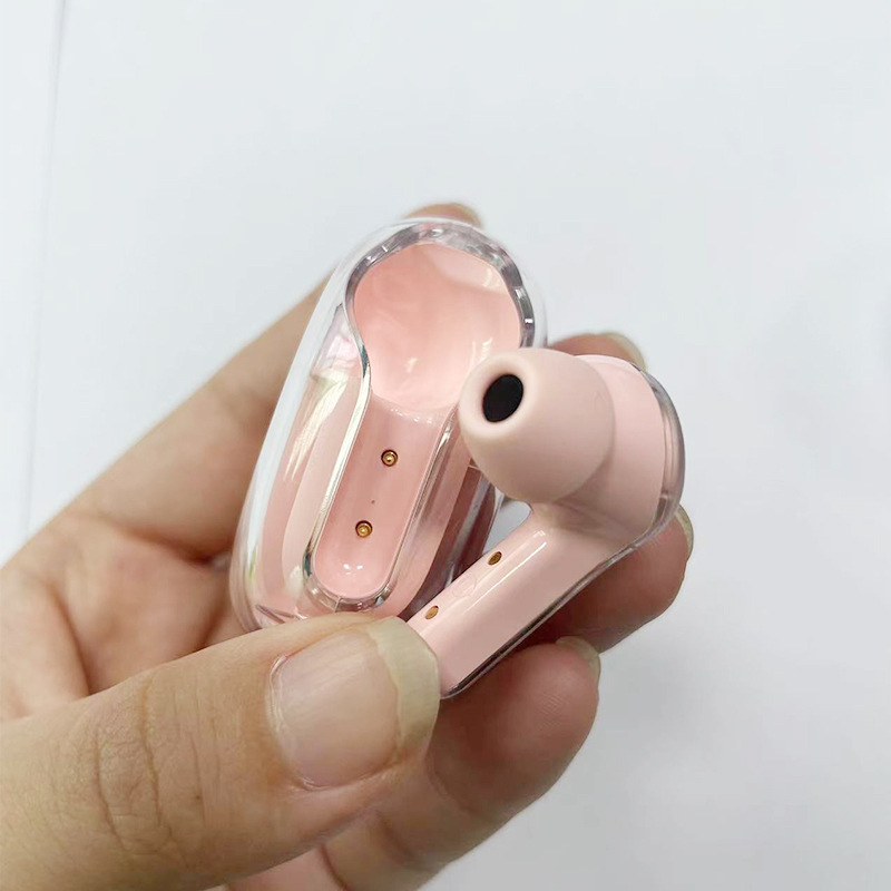 Newest Transparent Design Air39 Wireless Mini Earphones Pods Bt V5.3 Sports Waterproof Wireless Headset for Mobile Phones