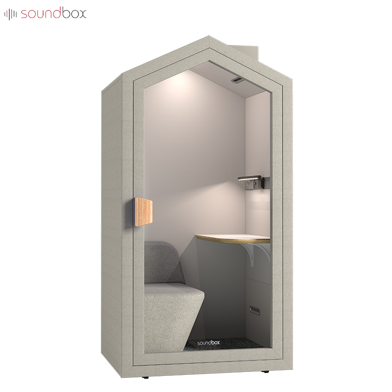 Movable Silence Modular Office Phone Booth Noise Soundproof Office Pod Work Open Booths