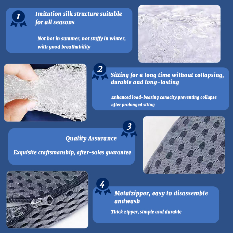 4d air Mesh High Elasticity Durable Washable Waterproof Breathable Polymer air Coil Net Cooling Poe Cushion