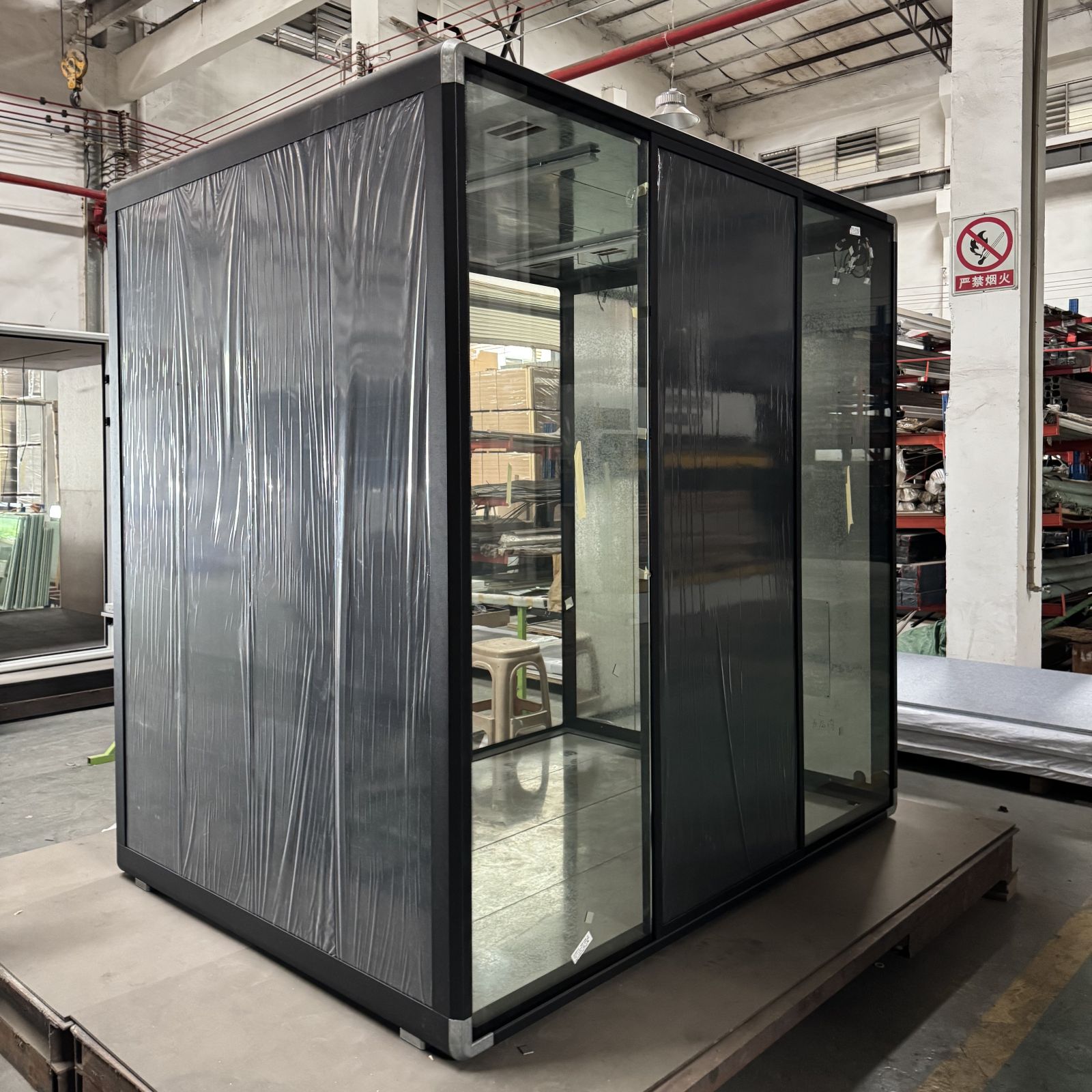Soundproof Office Pods Silent Booth Modular Silent Work Pod for Home Fitness Center KTV