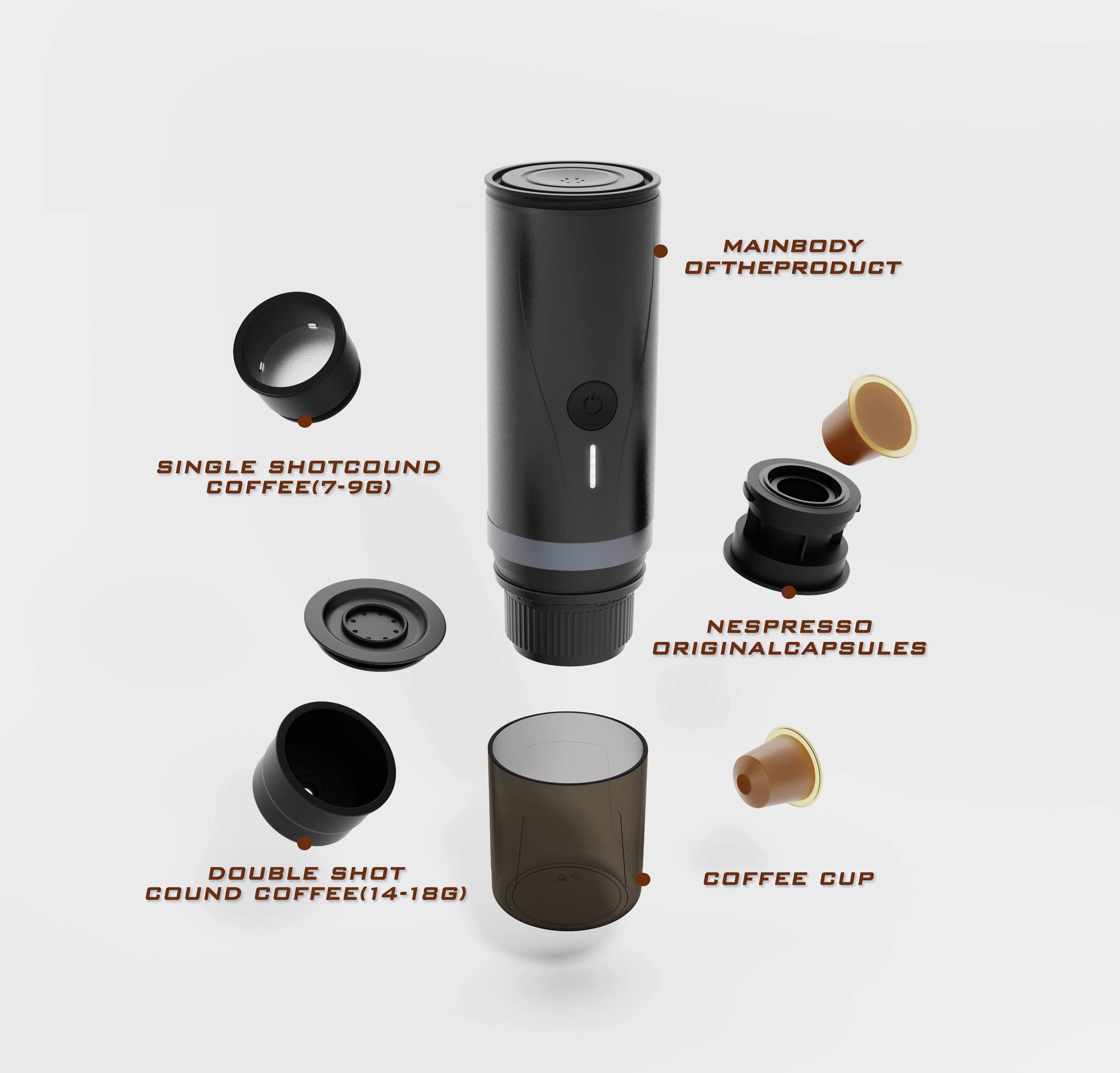 12v Coffee Pod Machine Travel Camping Handpresso Usb Car Mininespresso Portable Coffee Maker