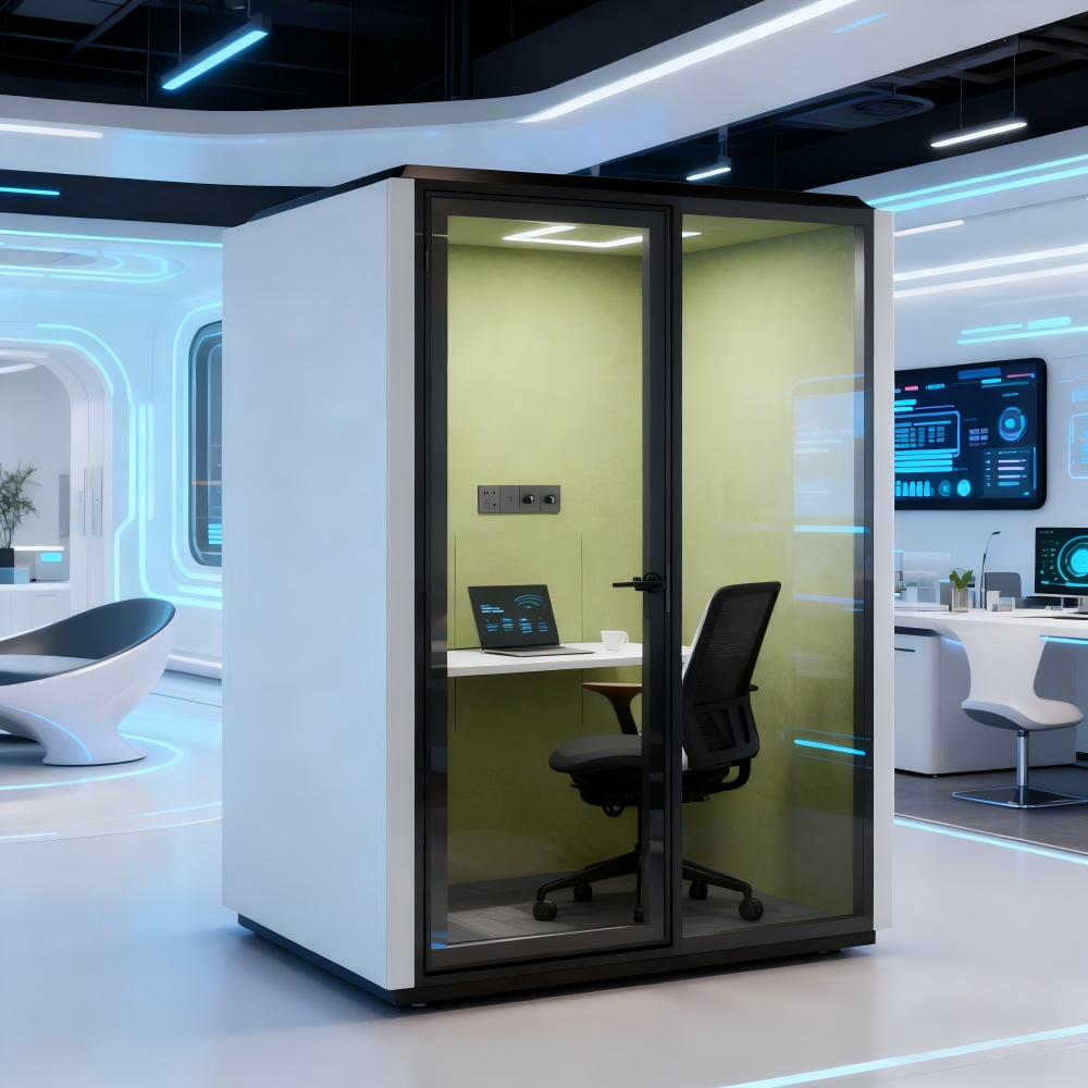 Sleeping Acoustic Cabin Office Office Building Pod Open Large Portable Soundproof Booth Steel Frame Meeting Pods
