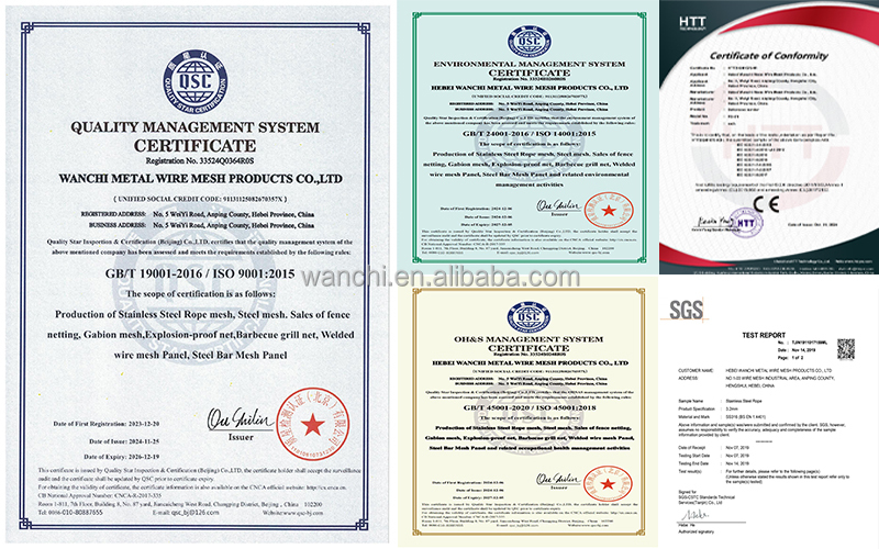 SGS Certification doc