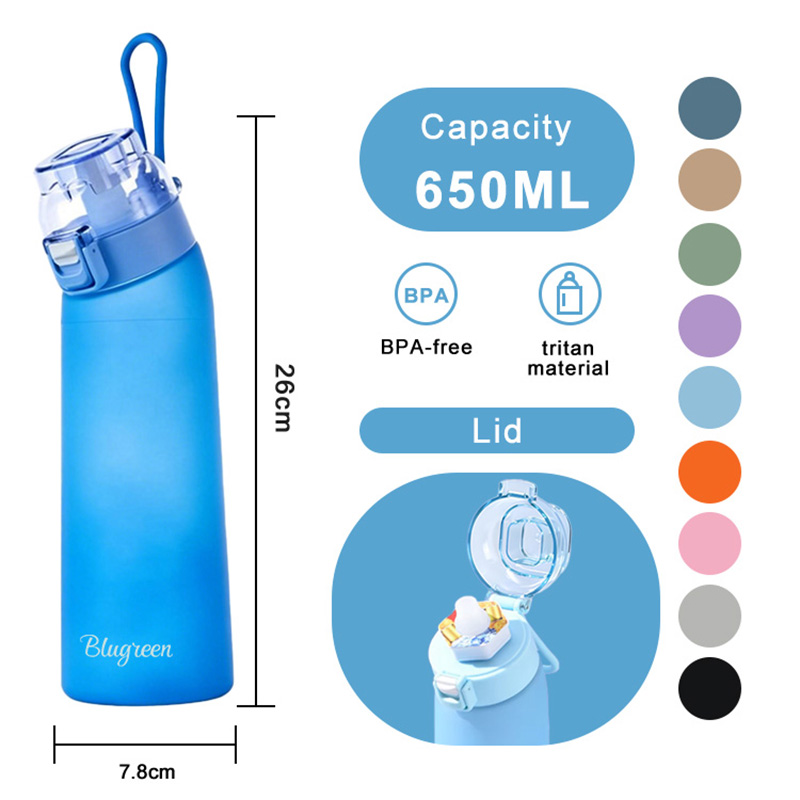 Bulk OEM 650ml Tritan Fruit Infusion Bottle - Flavor Pod System, BPA-Free Large Capacity Drinkware for Fitness &amp; Entertainment