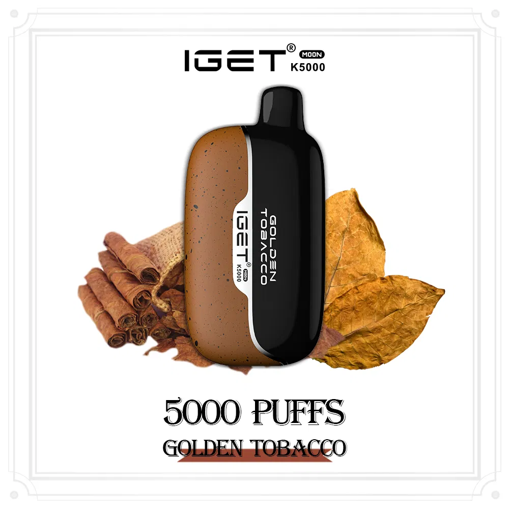 Nicotine Salts E Cigarette Top Sell Iget Moon 5000 Puffs EU Shipping Free Disposable 5K Puff Vape