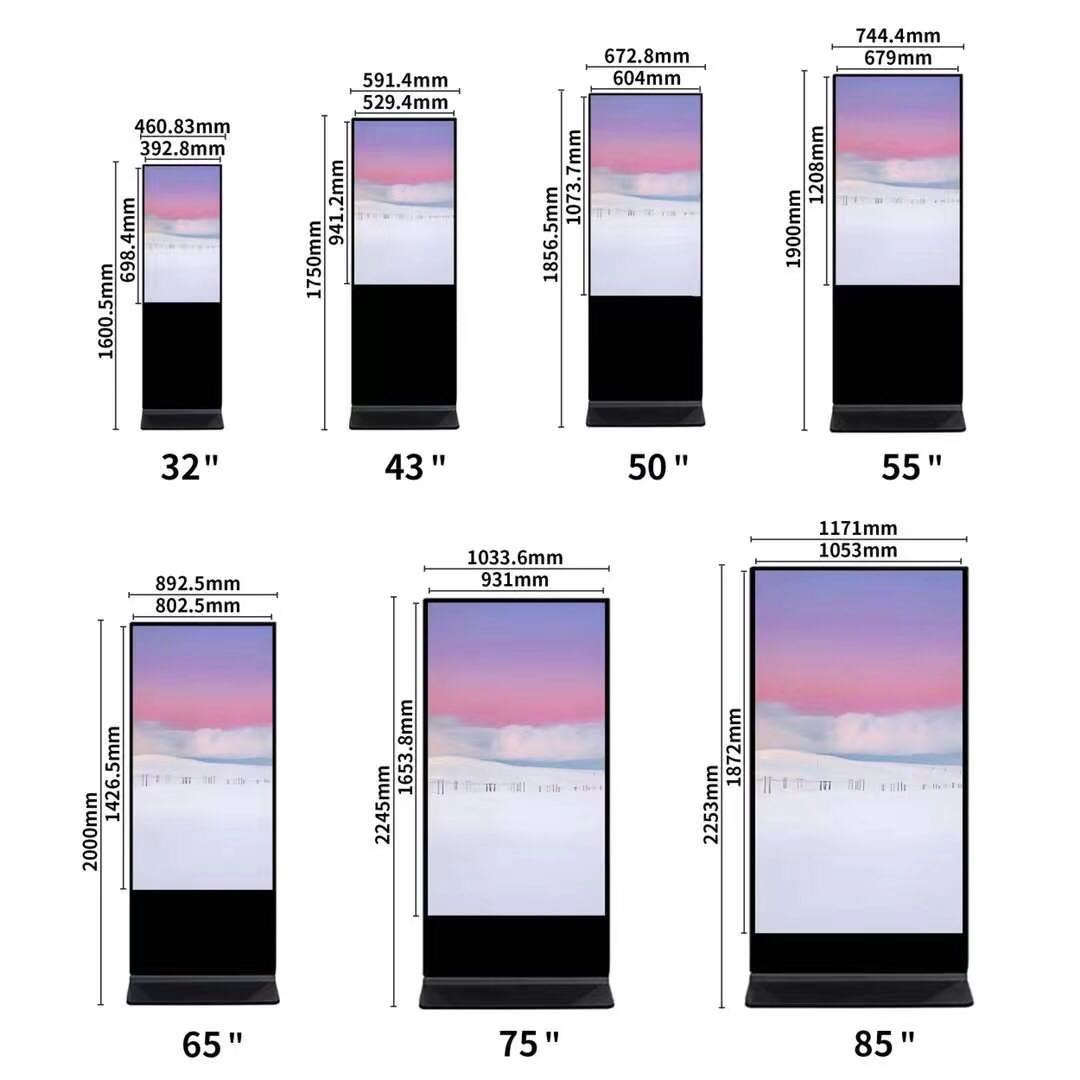 Tradeshow Booth Display Digital Screen Display Screens Advertising Digital Signage Media Player Wifi