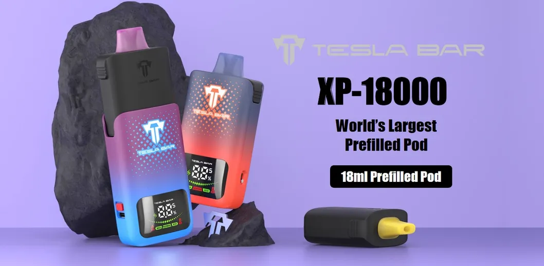 Replaceable Cartridge With Display Screen XP 18000 Puffs