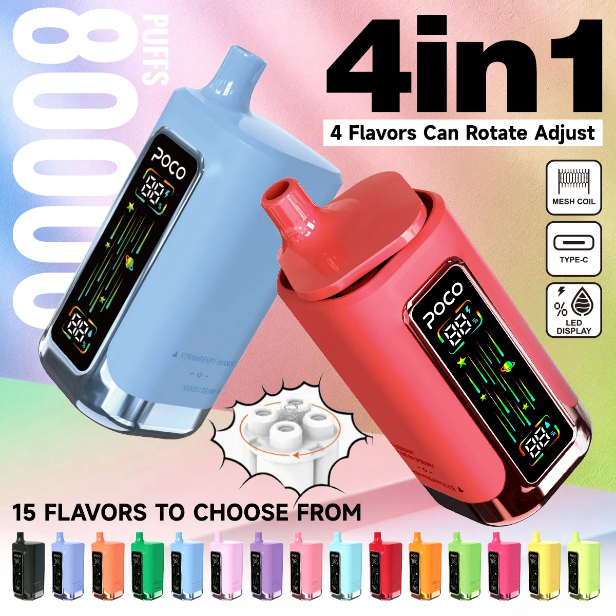 Poco FR80K 4in1 Pods Product Feature Banner