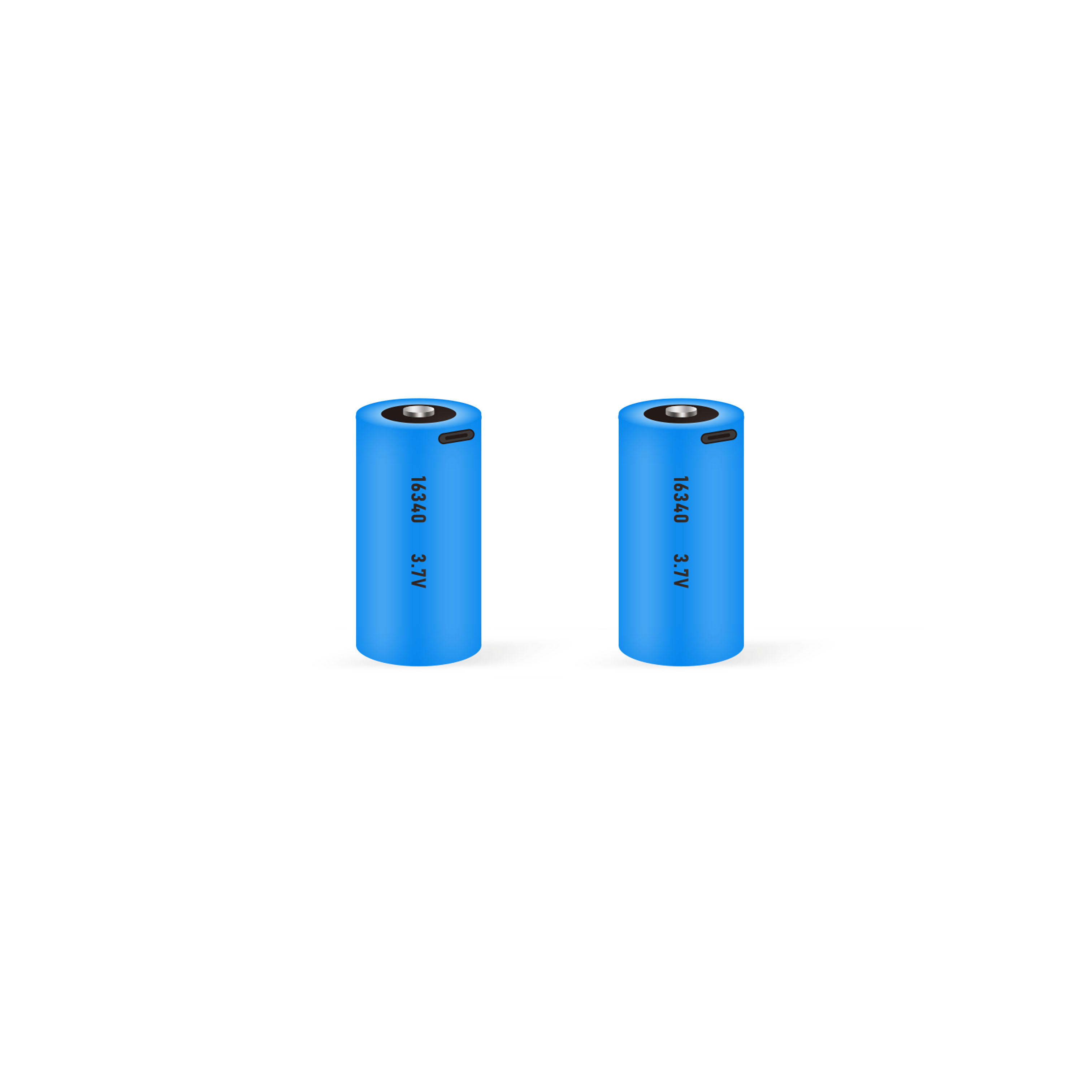 650mAh 3.7V Lithium Battery USB Type C Rechargeable for High-output Flashlights Drones Cameras and Electric Toothbrushes