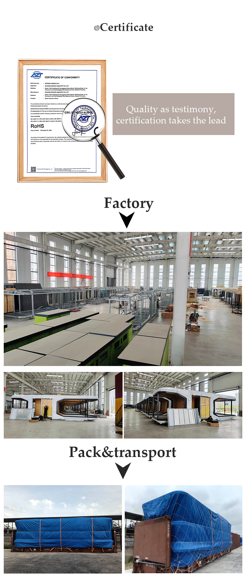 Fully Furnished Prefabricated Hotel Room Smart Home System Pre-Engineered Apple Pod Cabin Steel Sleeping Capsule for House Use