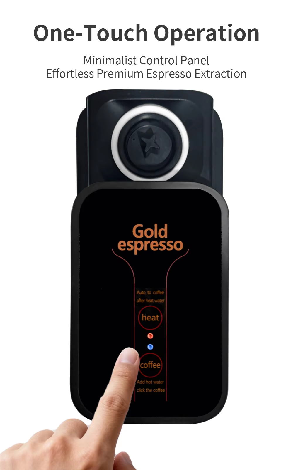 Mini Foldable Automatic Coffee Pod Machine with 20 Bars Pressure USB &amp; Battery Powered 15600mAh Portable for Hotel &amp; Outdoor Use