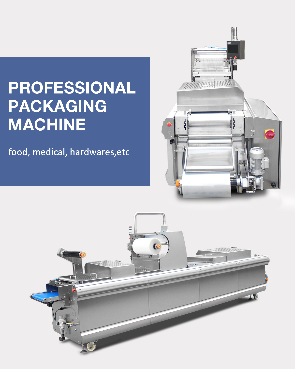 Liquid/powder thermoform filling packaging machine