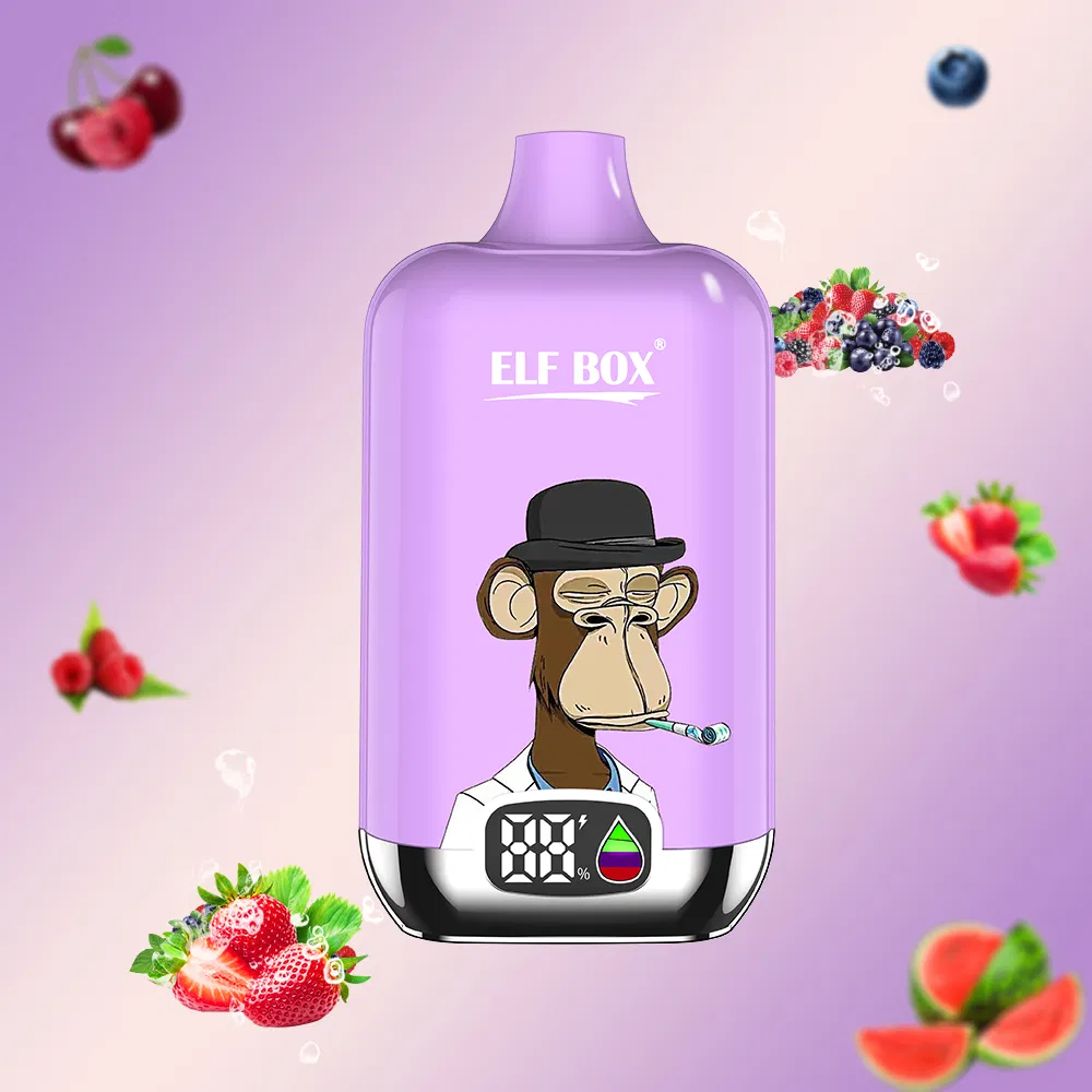 Factory Vape Shop Supply Elf Box Digital 12000puffs Disposable Vape Pod E Cigarette Wholesale Pen Style E-Cigarette Disposable Vape